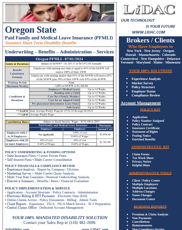 OR PFMLI Bulletin for 2025!